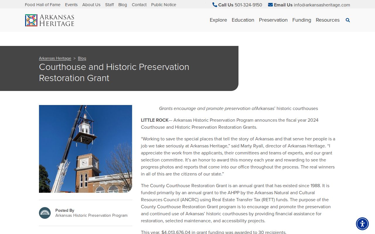 DeWitt court records and courthouse preservation work