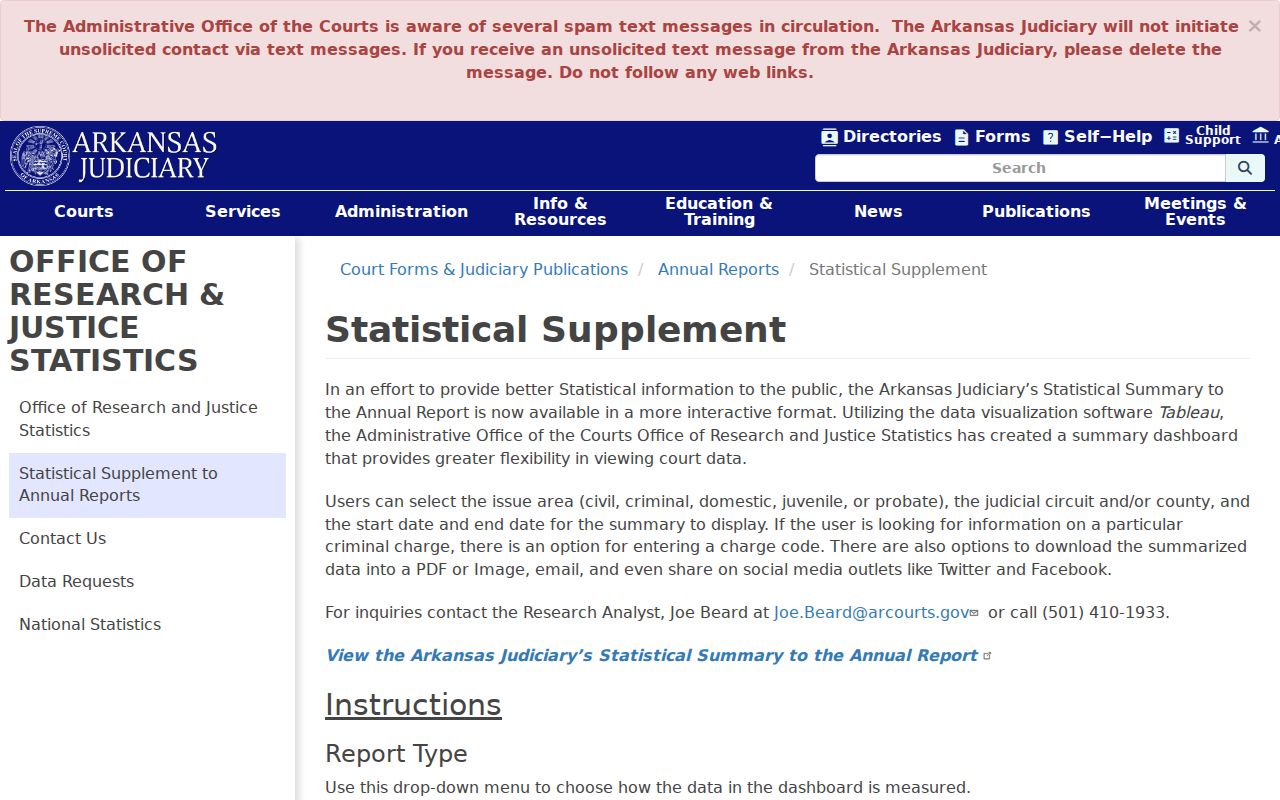 Gillett court records and official statistical report search