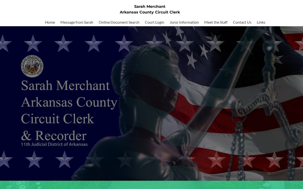 Arkansas County court docket Circuit Clerk website